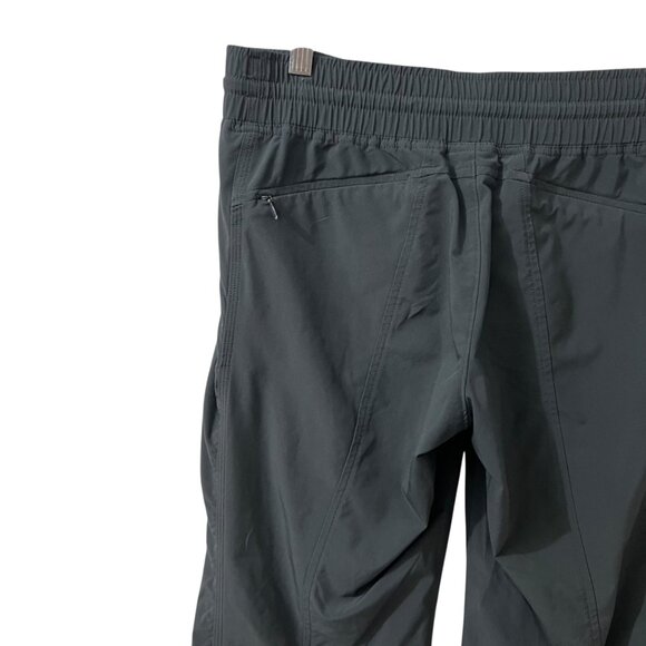 Athleta Gray Attitude Ruched Pull On Jogger Pants Adjustable Ankles Size 4P - Picture 9 of 12
